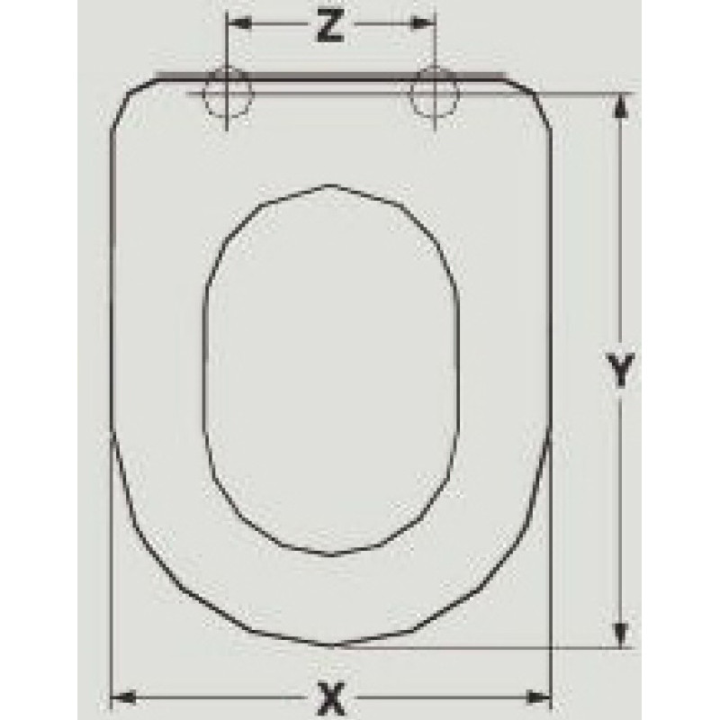 SEDILE WC VENUS BLITZ ADATTABILE IN MDF LACCATO