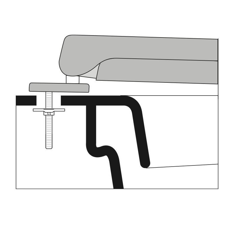 SEAT WC VENUS BLITZ ADAPTABLE IN DUROPLAST