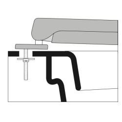 ABATTANT DU WC VENUS FEDRA ADAPTABLE IN DUROPLAST