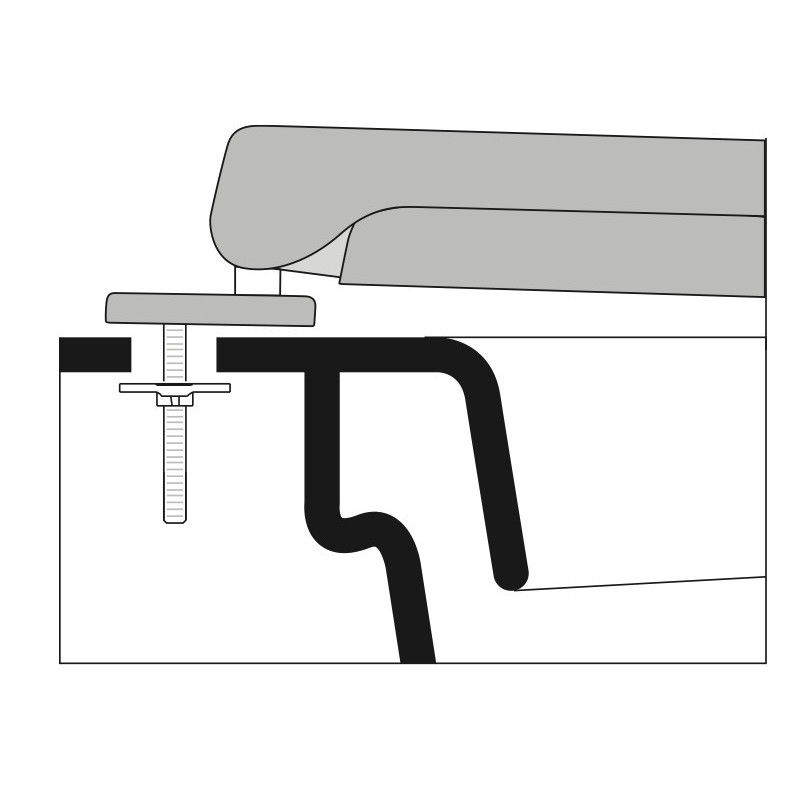 ABATTANT DU WC VENUS FEDRA ADAPTABLE IN DUROPLAST