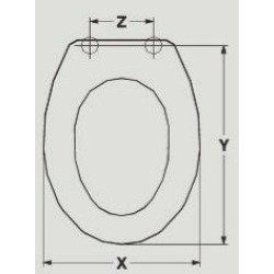 ABATTANT DU WC VENUS GIADA ADAPTABLE IN RESIWOOD