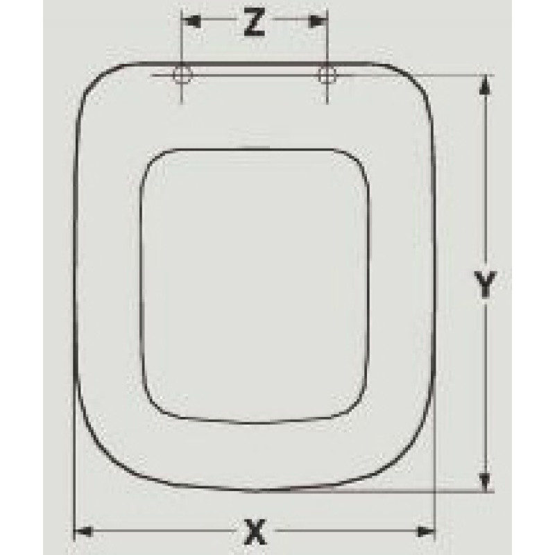 SEDILE WC VENUS MASTER ADATTABILE IN MDF LACATTO