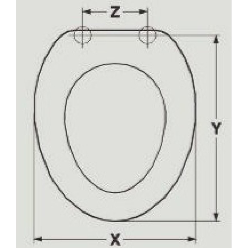 ABATTANT DU WC VENUS TECLA ADAPTABLE IN RESIWOOD