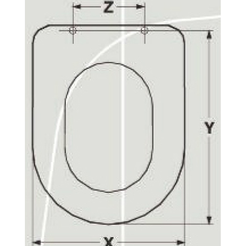 SEAT WC GLOBO ALIA OLD ADAPTABLE IN RESIWOOD