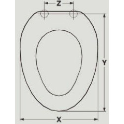 SEDILE WC GLOBO AMICA ADATTABILE IN MDF LACCATO