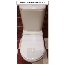 Sedile WC Gala Marina Horizontal adattabile in Resiwood