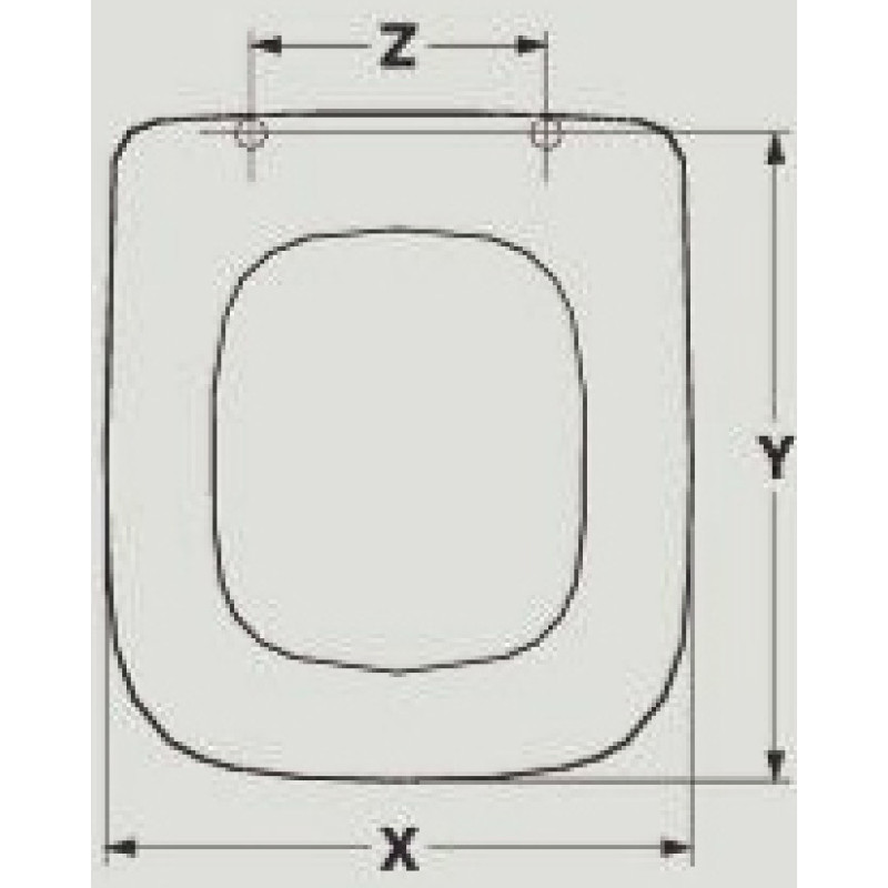 SEDILE WC GLOBO CLIO ADATTABILE IN MDF LACCATO