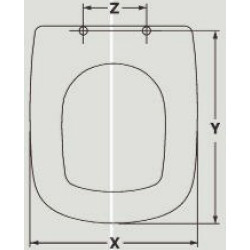 SEAT WC GLOBO GENESIS ADAPTABLE IN RESIWOOD