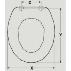 SEDILE WC GLOBO PRIMA ADATTABILE IN MDF LACCATO