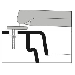 SEAT WC GRAVENA CARGO ADAPTABLE IN DUROPLAST