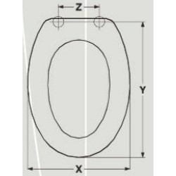 SEAT WC GSG TOUCH ADAPTABLE IN RESIWOOD