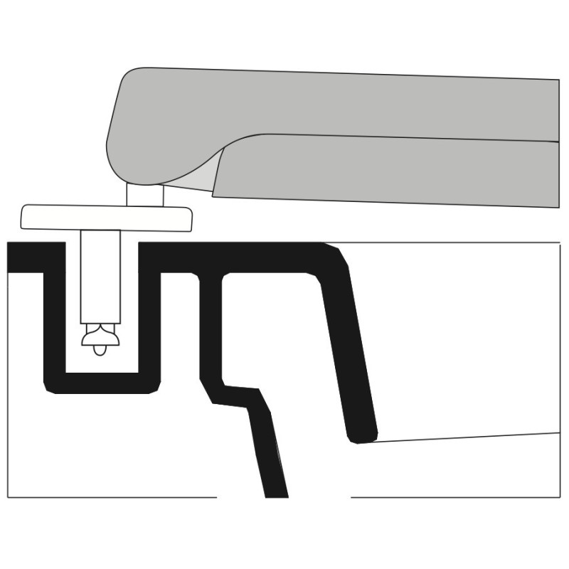 ABATTANT DU WC HIDRA LOFT ADAPTABLE IN DUROPLAST