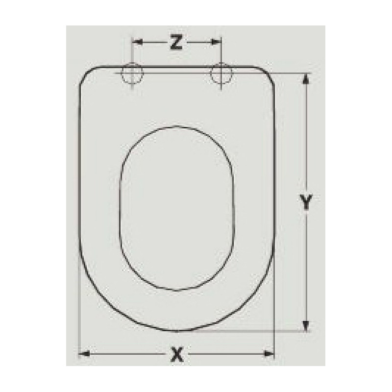 SEAT WC HIDRA ONDA ADAPTABLE IN RESIWOOD