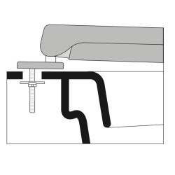 ABATTANT DU WC HIDRA ROMA ADAPTABLE IN DUROPLAST