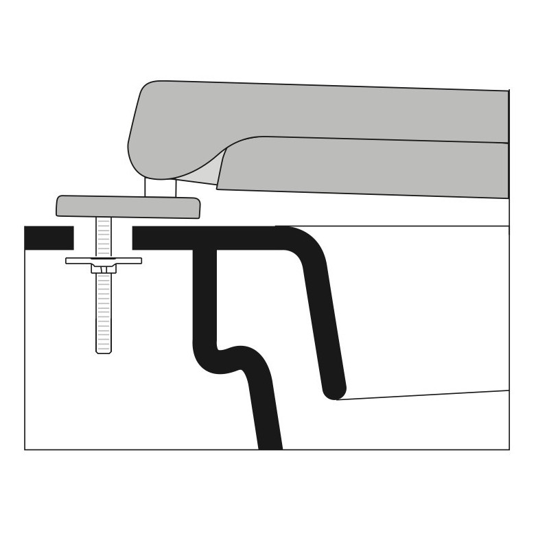 ABATTANT DU WC HIDRA ROMA ADAPTABLE IN DUROPLAST