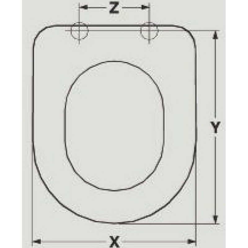 SEAT WC HIDRA TOP LINE ADAPTABLE IN RESIWOOD