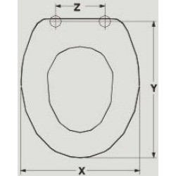 SEDILE WC ILCA MENFI  ADATTABILE IN MDF LACCATO