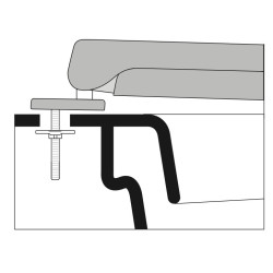 SEAT WC INCEA LUNA ADAPTABLE IN DUROPLAST