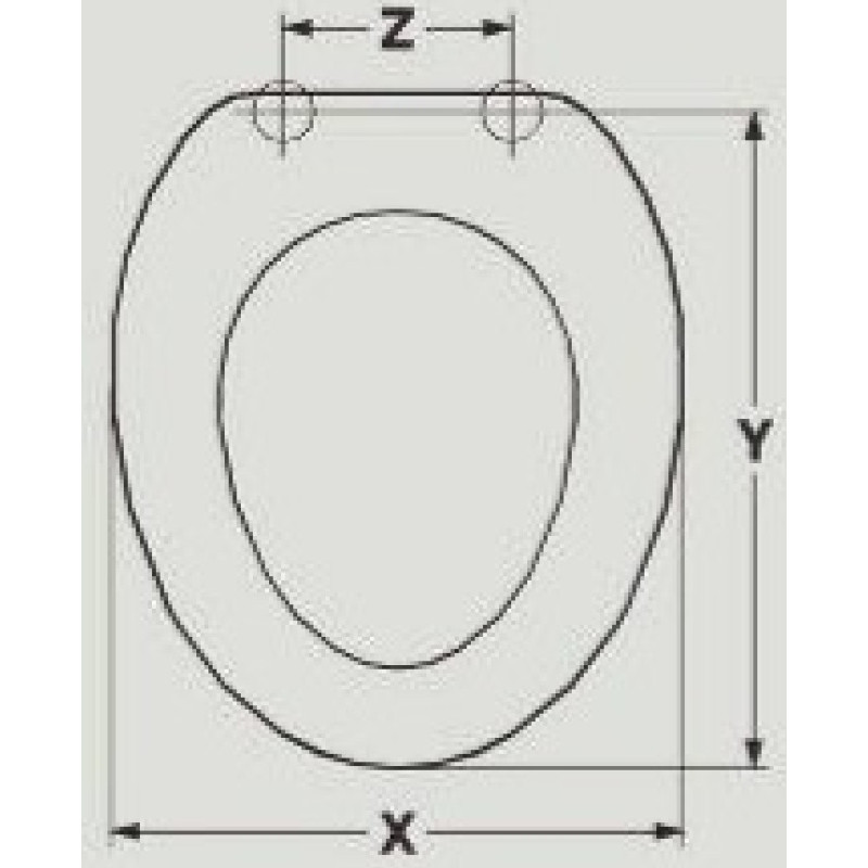 SEDILE WC INCEA OPI ADATTABILE IN MDF LACCATO