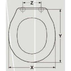 TAPA WC INCEA POMPEA ADAPTABLE RESIWOOD