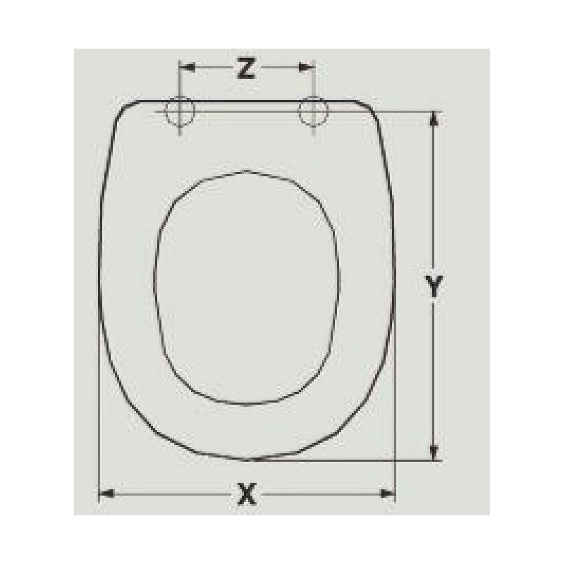 ABATTANT DU WC INCEA SUPRA ADAPTABLE IN RESIWOOD