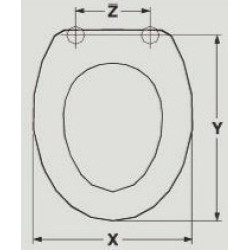 SEDILE WC INCEA VESUVIO ADATTABILE IN MDF LACCATO