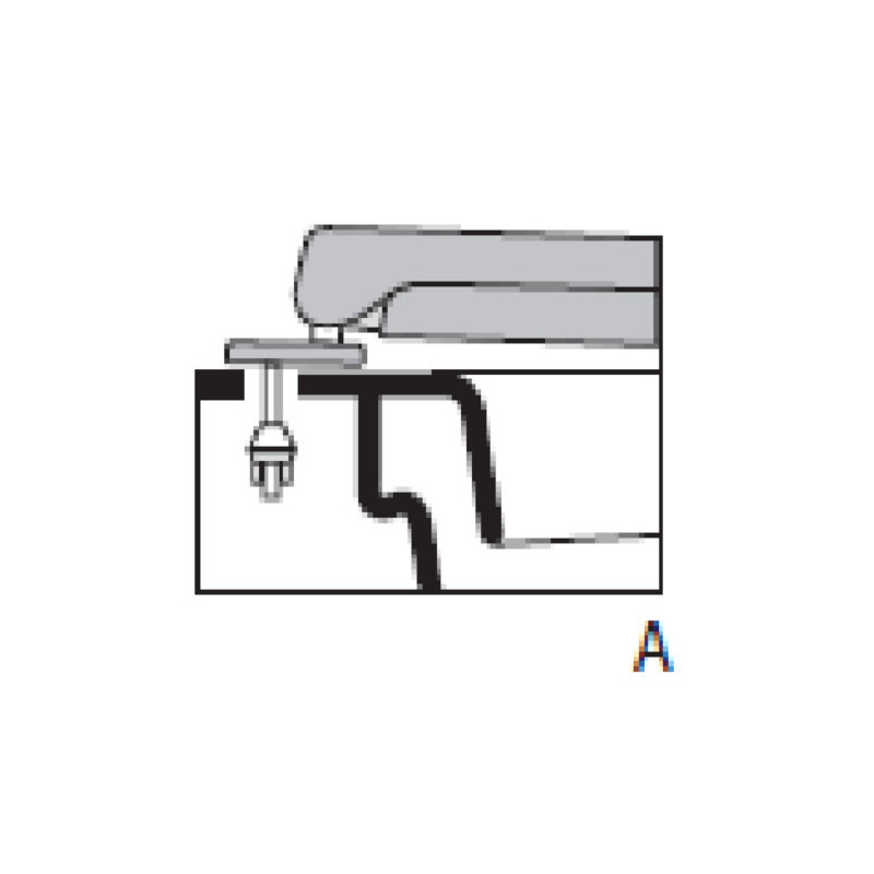 SEAT WC INCEA VESUVIO ADAPTABLE IN DUROPLAST