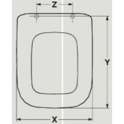 ABATTANT DU WC ISVEA C-O ADAPTABLE EN RESIWOOD