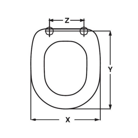 SEDILE WC JUMBO SIMPATY ADATTABILE IN DUROPLAST