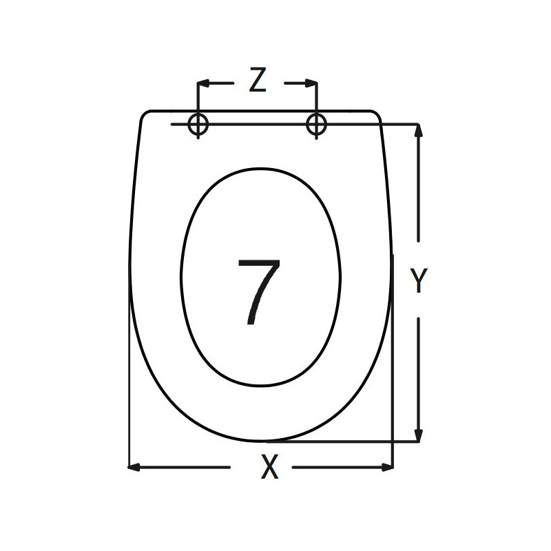 SEDILE WC ITALIAN STYLE BATH ESE ADAPTABLE EN DUROPLAST