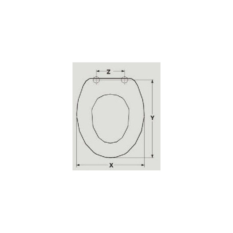 SEDILE WC ISVEA AVENTINO ADAPTABLE EN RESIWOOD