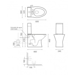 SEDILE WC BATHCO IBIZA ORIGINAL