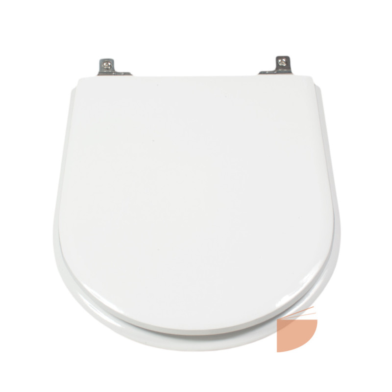 Tapa wc genérica compatible con Gala Marina con fijación de bisagras  verticales color blanco