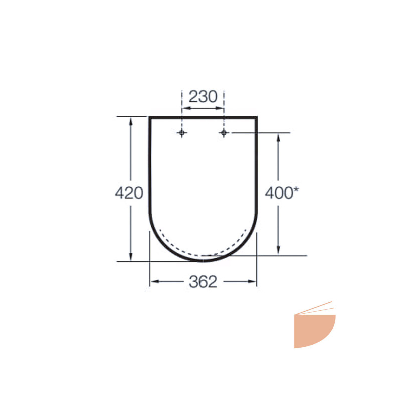 Roca Meridian Compact Original A8012AC00B