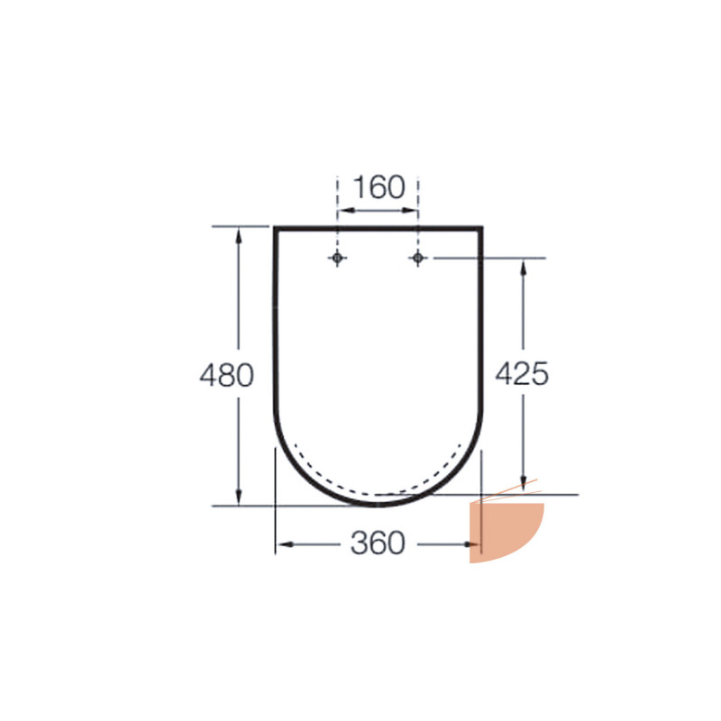 Roca Inspira Square A80153200B