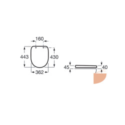 Roca Debba Round A801B2000B