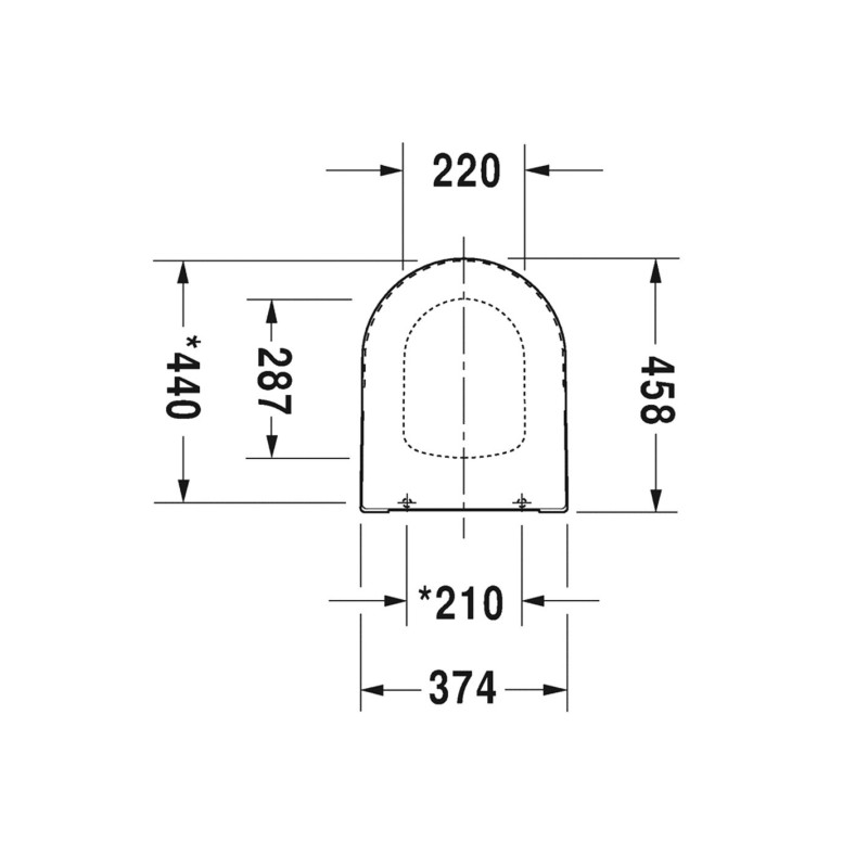 Duravit Me by Starck Elongated