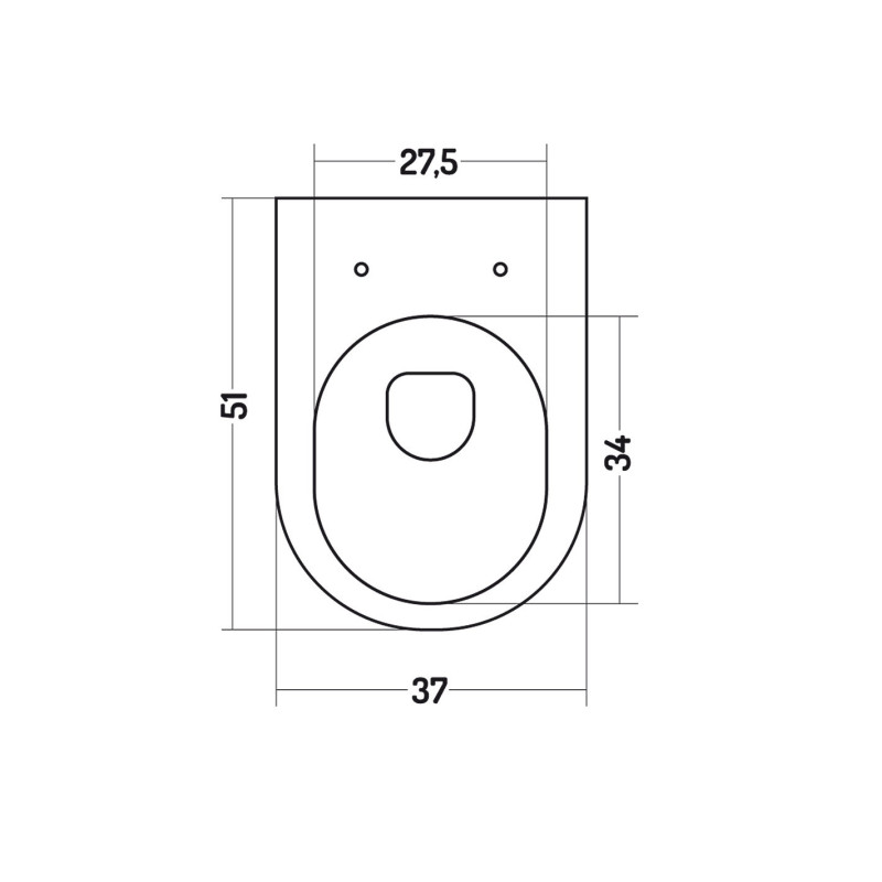 Disegno Ceramica Skip 50 Slim