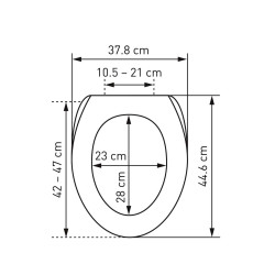 Toilet Seat Brillant Lotus