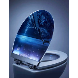 Toilet Seat Menton Led Night Beach