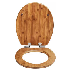 Toilet Seat Dark Bamboo