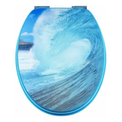 Toilet Seat Paris 3D Wave