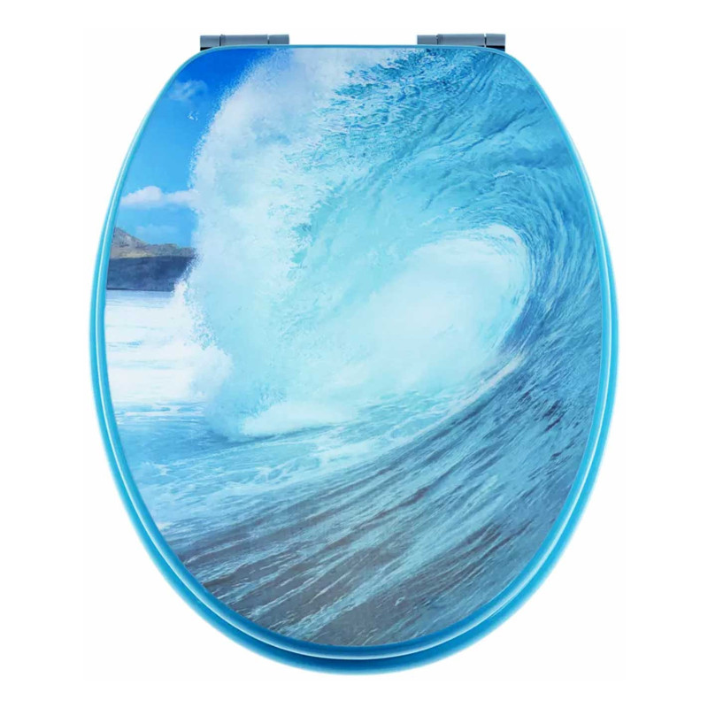 Toilet Seat Paris 3D Wave