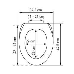 Toilet Seat Paris 3D Wave