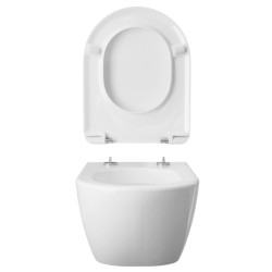 Toilet Seat Cesame Sintesi Wall Hung adaptable in Duroplast