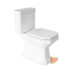 Tapa WC Duravit 1930 Octagonal adaptable en Resiwood