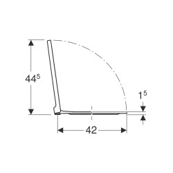 Toilet Seat Geberit Xeno 2 Original