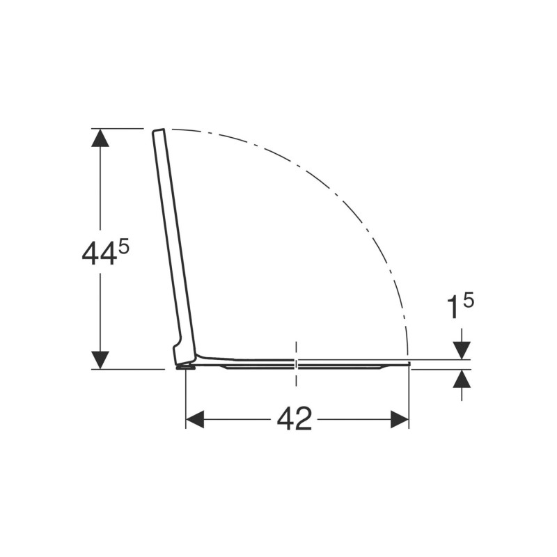 Toilet Seat Geberit Xeno 2 Original