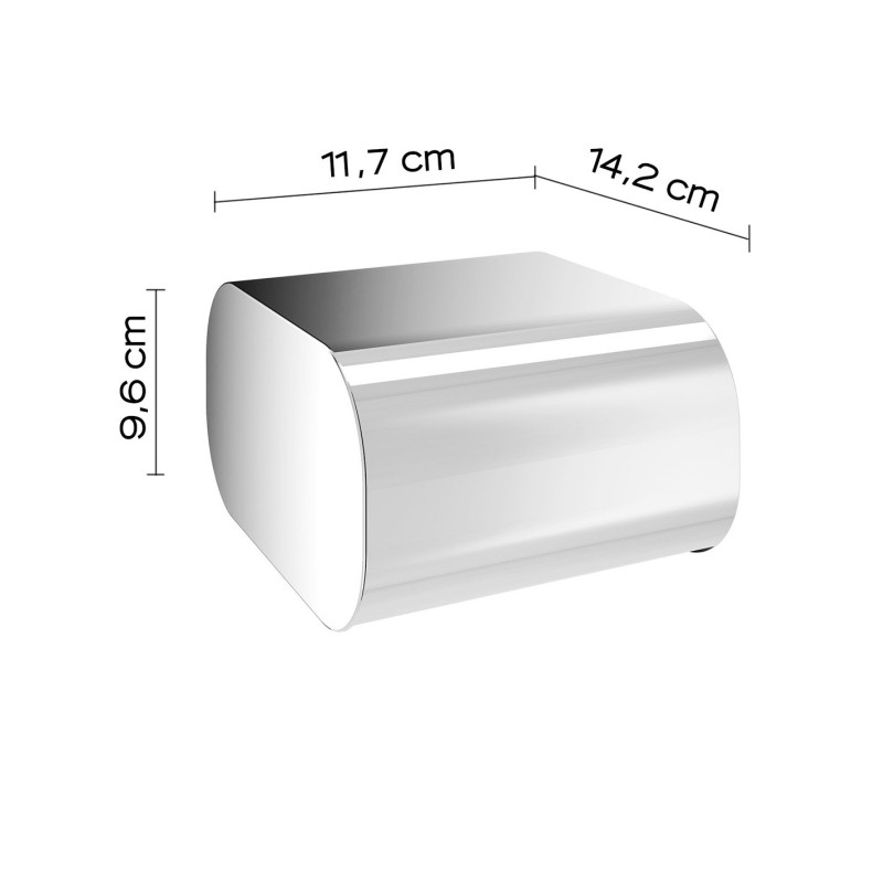 Toilet Paper Holder Outline with Cover