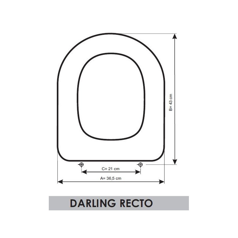 Duravit Darling Recto